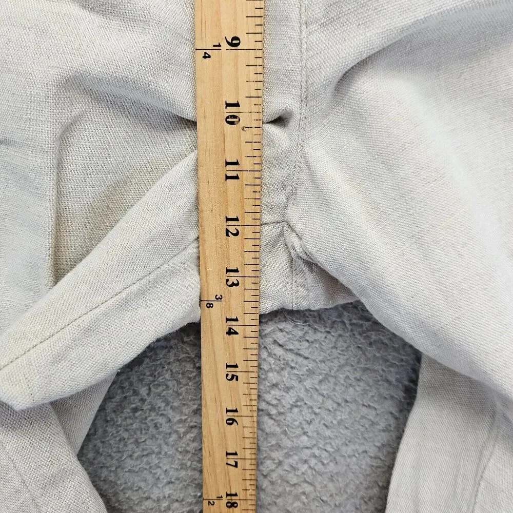 Dockers‎ Khakis Pants Mens 36x32 Beige Stonewashed Linen Relaxed Fit Flat Front